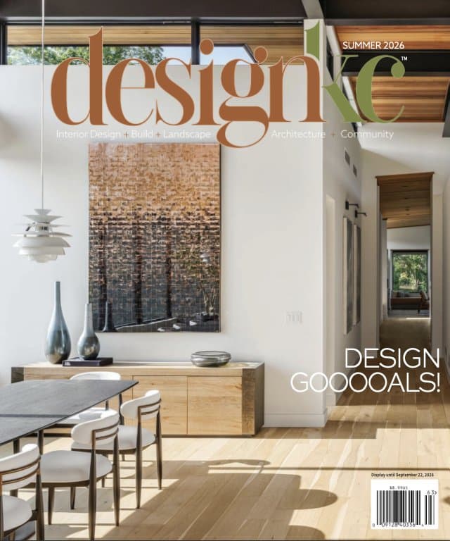 designkc magazine cover, Summer 2026 issue featuring LaMira Interiors